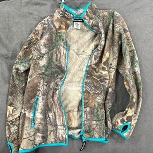Fleece real tree jacket